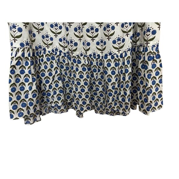 Misa Los Angeles Georgia Mini Dress Floral Print Cotton Rayon Ruffle Hem  Size: - Picture 7 of 11